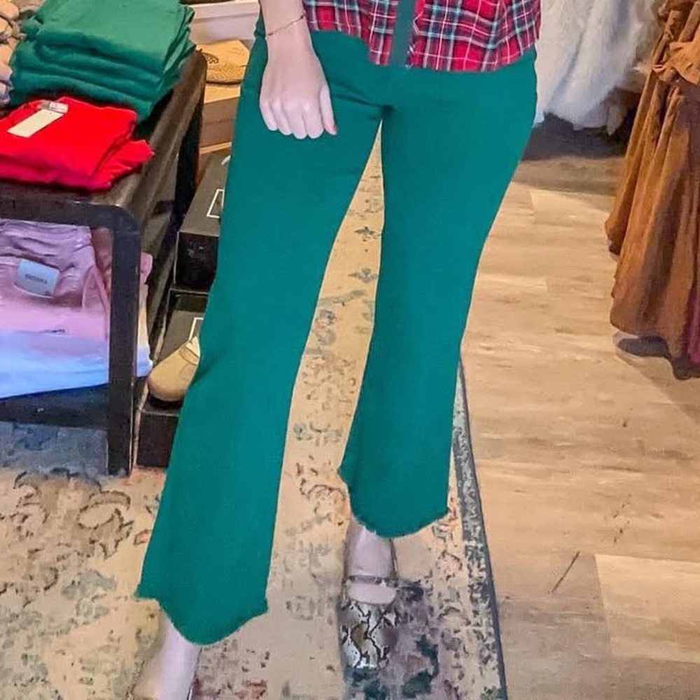 La Miel Forest Green Women's Pants